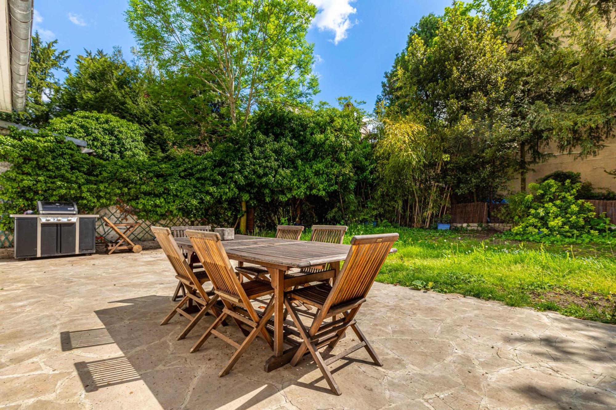 Grand & Classy Apartment With Private Garden, Villa Des Ammonites Meudon Dış mekan fotoğraf